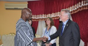 Burkina: L’ambassadeur des Etats Unis reçu en audience à l’Assemblée nationale
