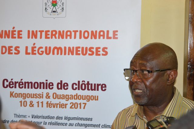 Ministre de l'Agriculture, Jacob Ouédraogo
