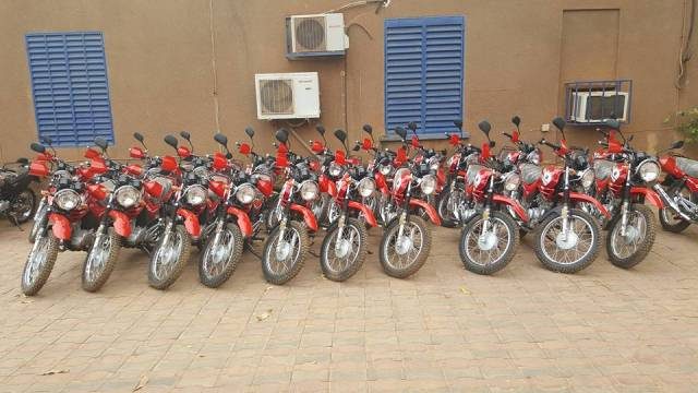 Don de moto à la gendarmerie