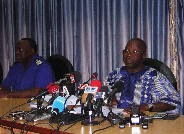 Le ministre burkinabè de la Sécurité, Simon Compaoré