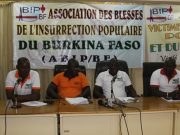 Association de blessés de l’insurrection: Remerciements pour le pouvoir et boulets rouges sur l’opposition