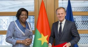 Coopération UE-Burkina Faso: Jacqueline Zaba présente ses lettres de créance au président du Conseil européen