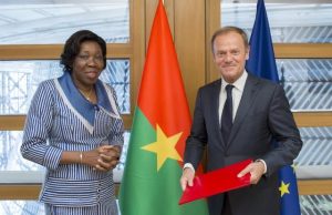 Coopération UE-Burkina Faso: Jacqueline Zaba présente ses lettres de créance au président du Conseil européen