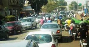 Ouagadougou: Un embouteillage rend difficile l’accès au CHU Yalgado et au Centre-ville