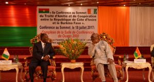 Traité d’Amitié et de Coopération: Onze accords signés entre le Burkina et la Côte d’Ivoire