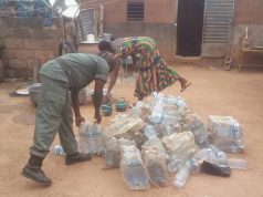 Est burkinabè: plus de 300 bidons d’eau minérale « impropres » saisis à Garango