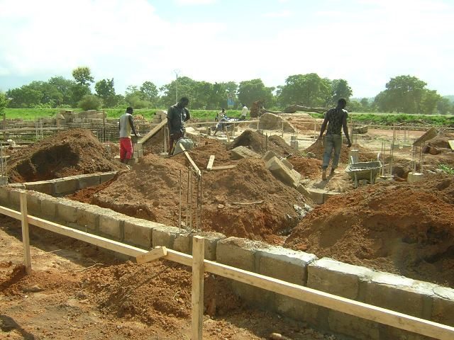 Chantier du 11 Décembre à Gaoua (cité des forces vives)