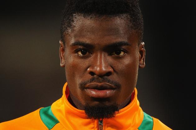 L'international ivoirien, arrière droit, Serge Aurier, sociétaire du PSG