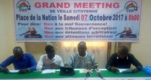 Burkina/ Mal-gouvernance : le cadre d’expression démocratique en meeting le 7 octobre