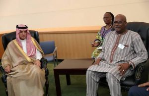 Coopération bilatérale: le Président du Faso a reçu le ministre saoudien des Affaires étrangères