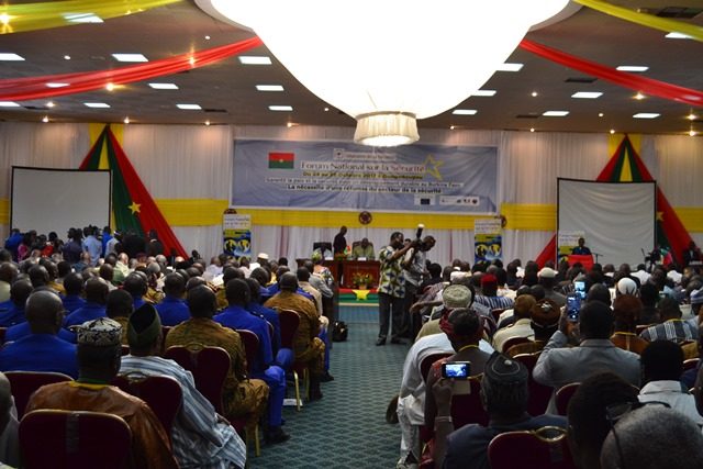 Forum sur la sécurité au Burkina