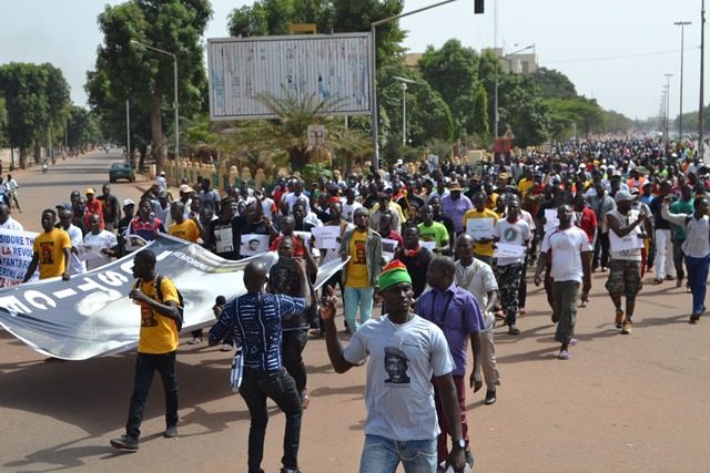 Marche pour la justice dans le dossier Sankara