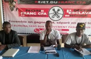 Mouvement panafricain de rejet du franc CFA: «Réserver à Macron l’accueil qu’il mérite »