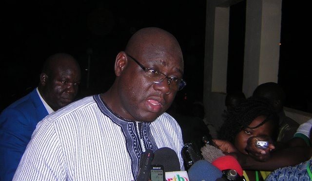 Le ministre de la Jeunesse, de la Formation et de l'Insertion professionnelles, Dr Smaïla Ouédraogo