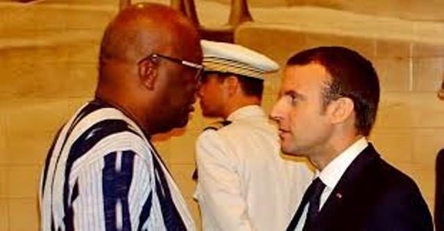 Macron au burkina