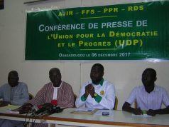Burkina: naissance d’un nouveau regroupement de partis de gauche