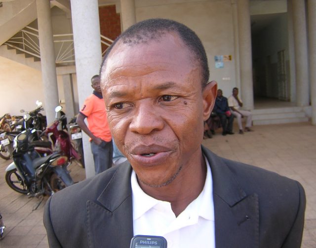 Juste Koumara Logobana, secrétaire général du Syndicat des travailleurs de l’action sociale au Burkina (SYNTAS)