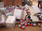 Ouagadougou: plus de 2 000 boites de lait périmé à incinérer