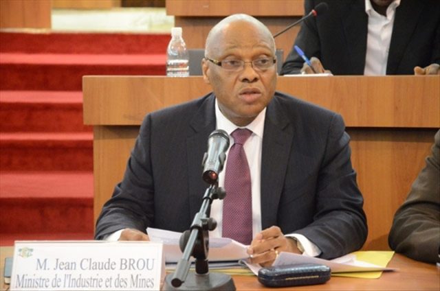 Le ministre ivoirien de l'Industrie et des Mines Jean-Claude Brou, nommé nouveau président de la Commission de la CEDEAO