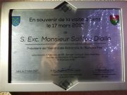 Suisse – Burkina: la Commune de Lens honore Salifou Diallo