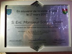 Suisse – Burkina: la Commune de Lens honore Salifou Diallo