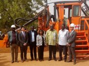 Gaoua: Roch Kaboré lance les travaux de la réalisation du projet Backbone