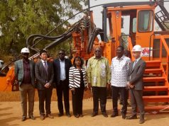 Gaoua: Roch Kaboré lance les travaux de la réalisation du projet Backbone