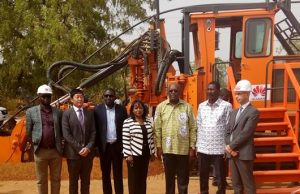Gaoua: Roch Kaboré lance les travaux de la réalisation du projet Backbone