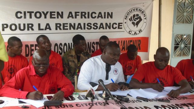 Les premiers responsables du Citoyen africain pour la renaissance (CAR)