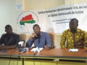 Burkina : l’Administration générale en sit-in suivi de grève du 29 janvier au 2 février