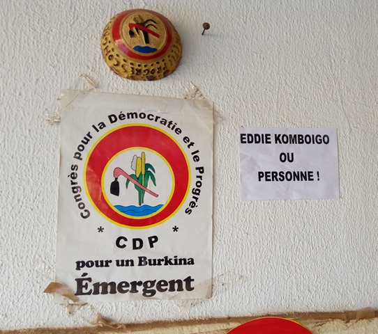 Burkina : une manifestation met à nu la crise au sein du parti de Compaoré