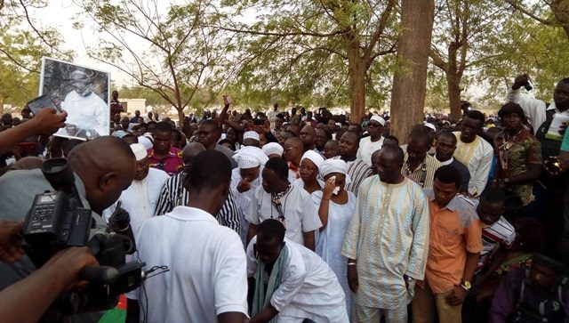 Enterrement de Idrissa Ouédraogo au cimetière municipal de Gounghin