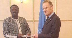 Genève: l’Ambassadeur Dieudonné W. Désiré Sougouri présente ses lettres de créances