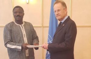 Genève: l’Ambassadeur Dieudonné W. Désiré Sougouri présente ses lettres de créances