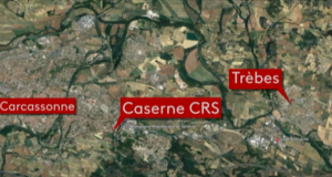 En direct : le terroriste abattu à Trèbes, un petit délinquant connu, sans signe de radicalisation (France 24)