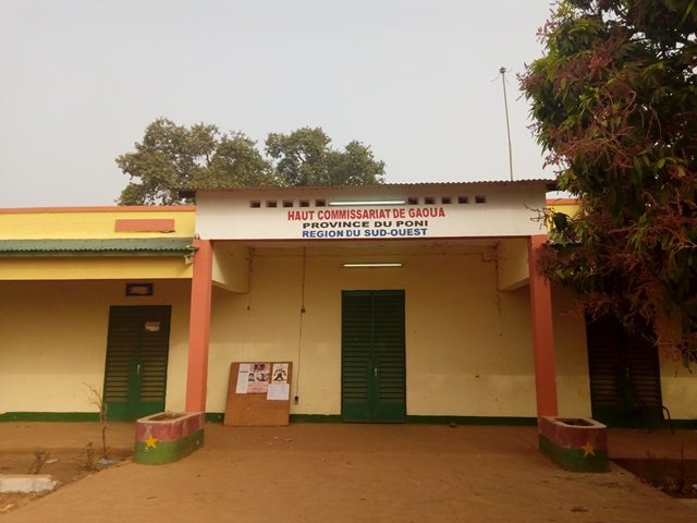 Le Haut-commissariat de Gaoua, chef-lieu de la région du Sud-ouest