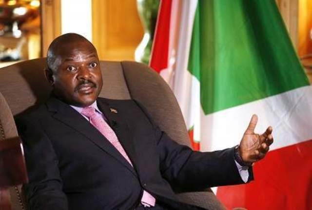le Président du Burundi Pierre Nkurunziza