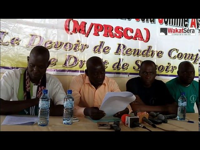VIDEO-Attaques au Burkina: le MPRSCA exige « la poursuite de Blaise Compaoré »