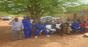 Burkina : des agents de l’ONEA en colère Une vue des agents en sit-in à Ouahigouya (DR)