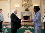 Diplomatie Burkina-Irlande: Jacqueline Marie Zaba/Nikiéma présente ses lettres de créance