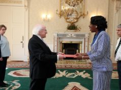 Diplomatie Burkina-Irlande: Jacqueline Marie Zaba/Nikiéma présente ses lettres de créance