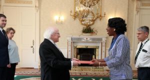 Diplomatie Burkina-Irlande: Jacqueline Marie Zaba/Nikiéma présente ses lettres de créance