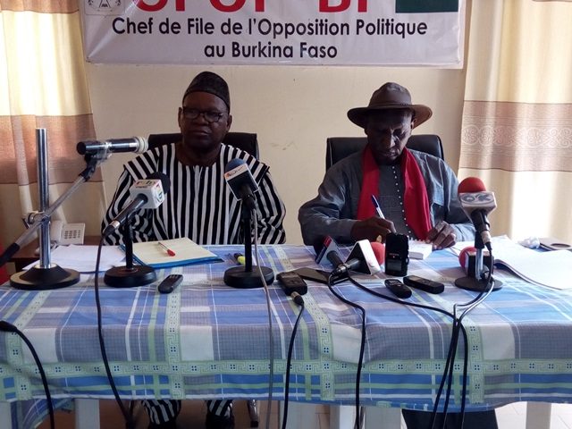 Des responsables de l'opposition burkinabè