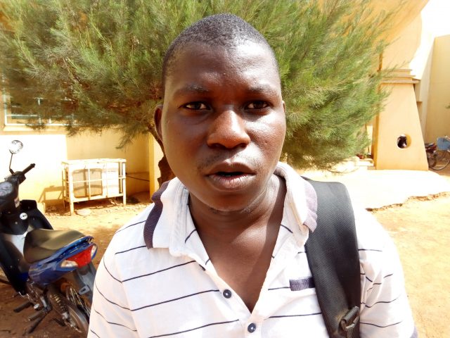 Hermann Moussa Konkobo, porte-parole de la coalition pour un droit au logement, section Bogodogo