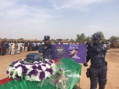 Ouagadougou: inhumation du Maréchal des Logis Chef François de Salle Ouédraogo