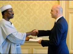 Coopération Suisse – Burkina: l’Ambassadeur Sougouri a remis ses lettres de créances au Président de la Confédération Suisse