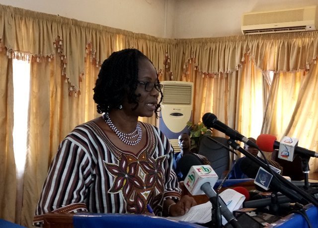 Le ministre burkinabè en charge de l'Economie et des Finances, Rosine Coulibaly Sori