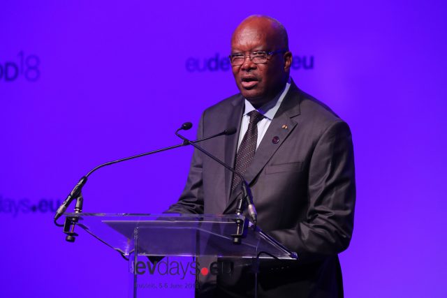 Le président Kaboré aux JED