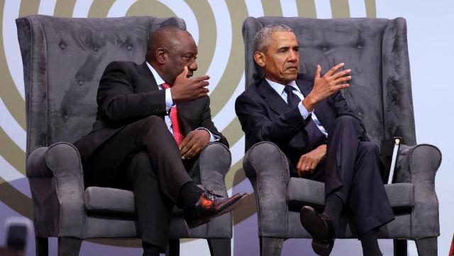 Barack et Cyril Ramaphosa