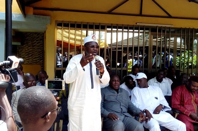 Le président du CDP, Eddie Komboïgo